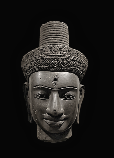 Extra Large Hardstone   Head of Lord Shiva - 6706